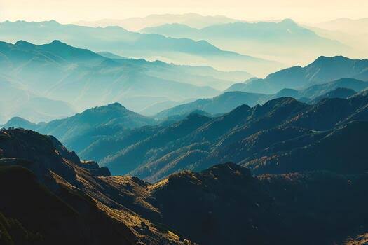 Mountain Landscape Sunrise